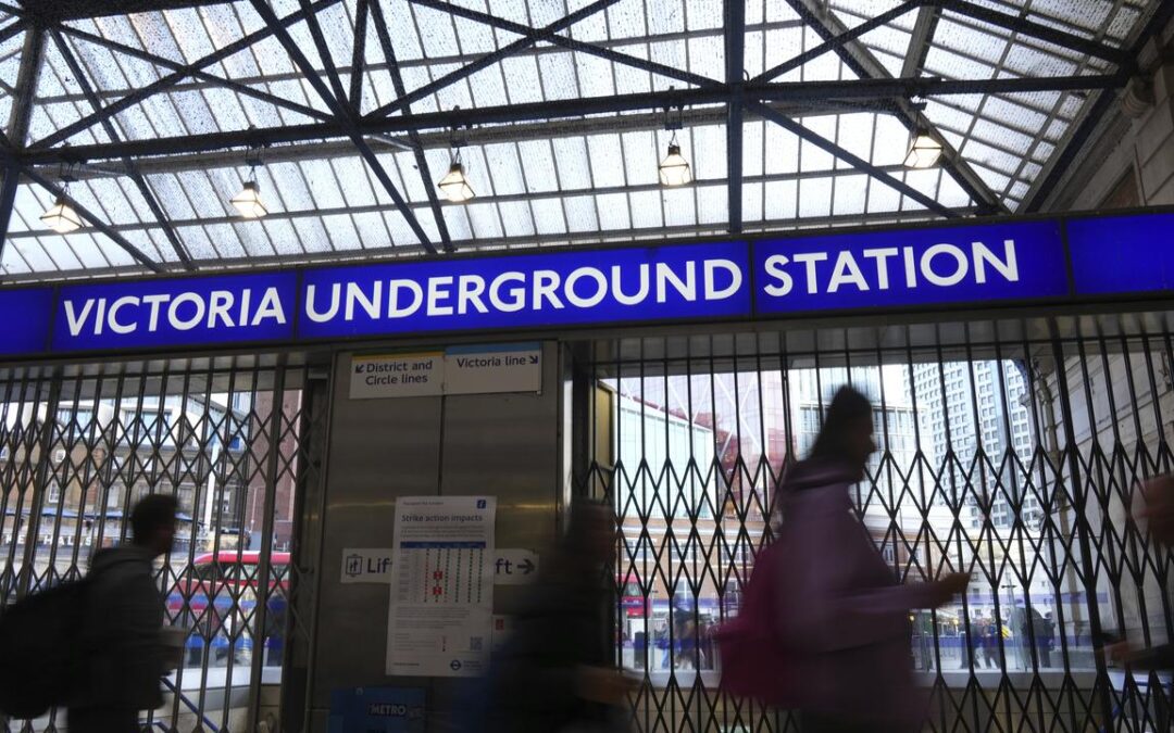 London’s Tube derailed as workers strike