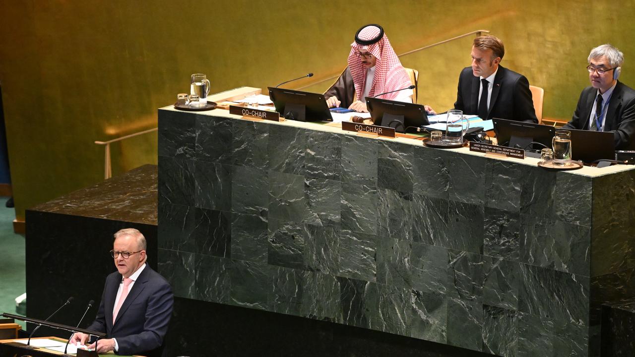 Anthony Albanese ahead of the 80th session of the United Nations