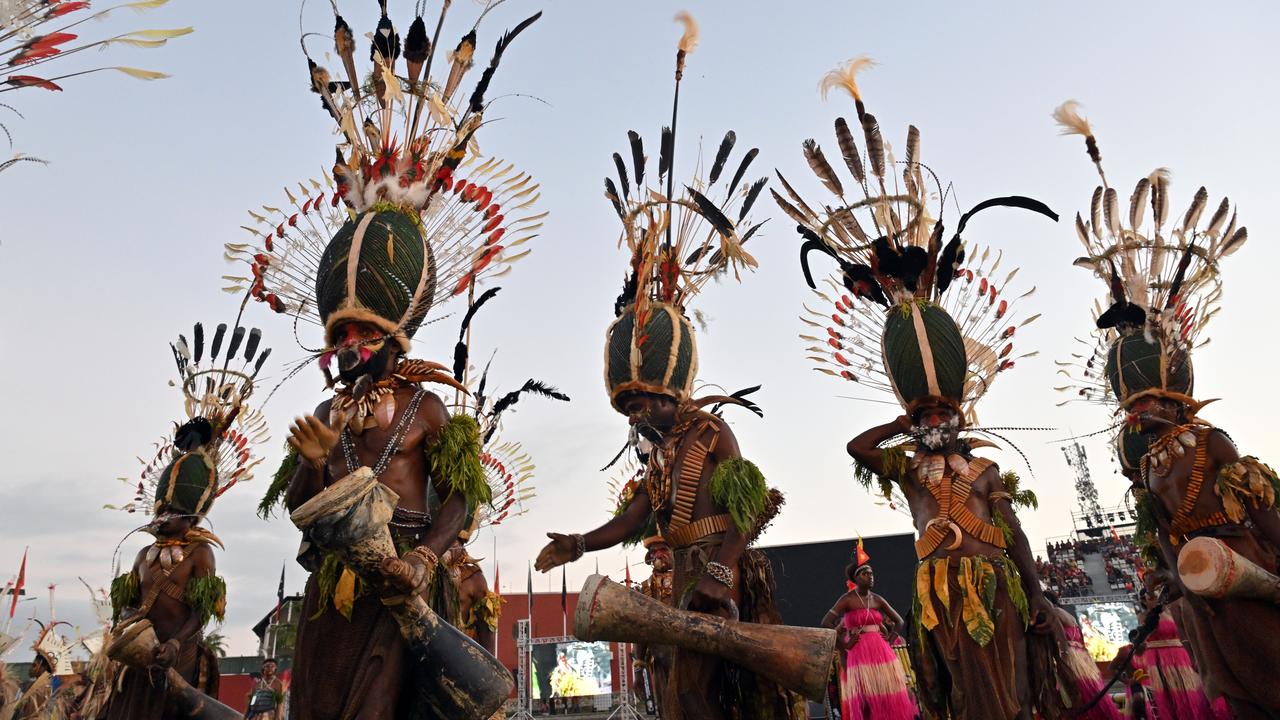 Papua New Guinea's tribal groups perform their traditional dances