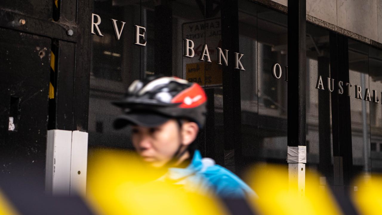 Signage for the Reserve Bank of Australia (file image)