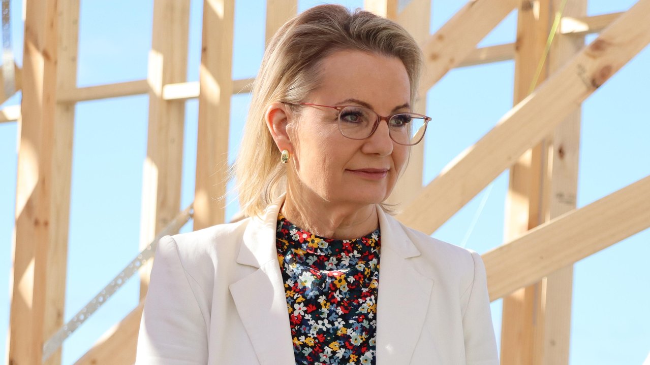 Federal Opposition Leader Sussan Ley in Hobart