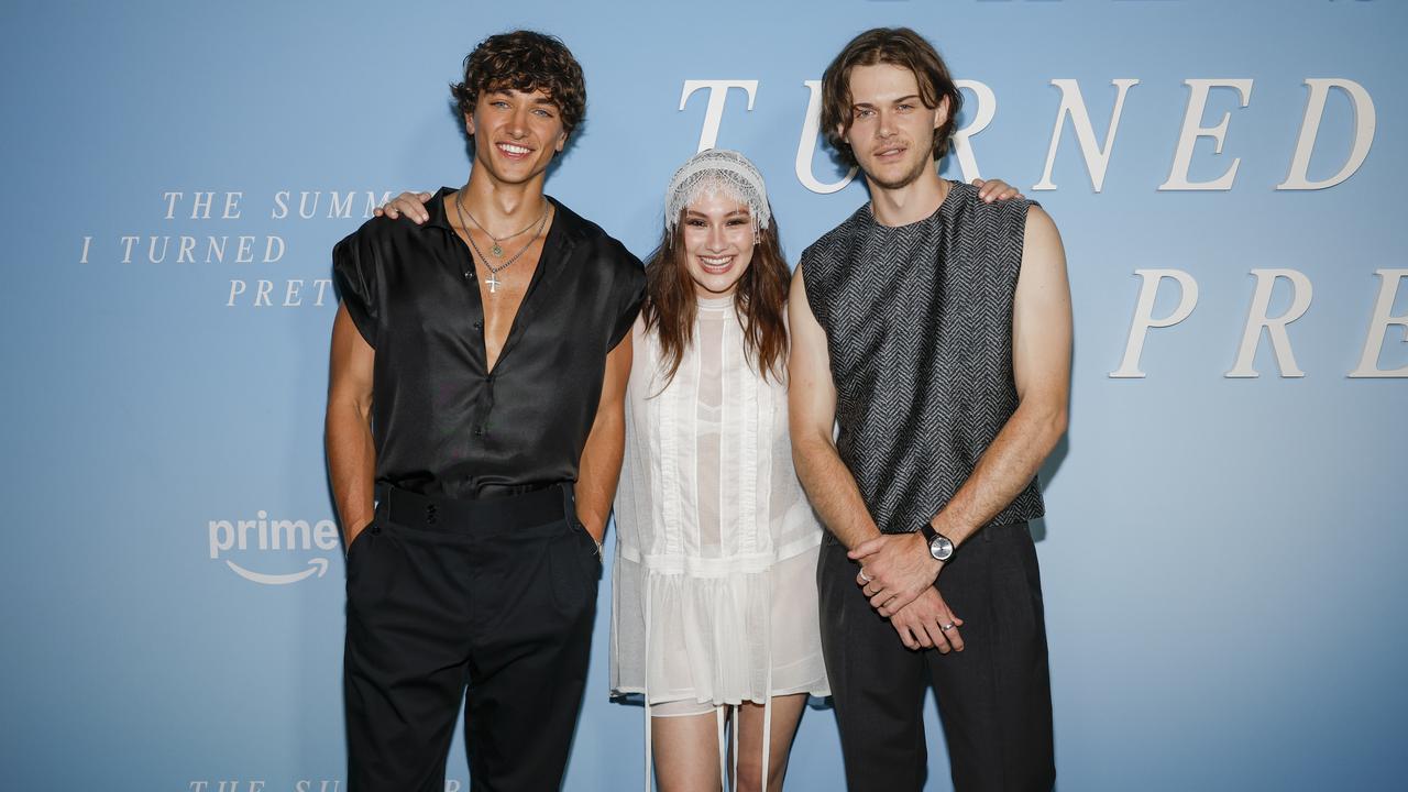Gavin Casalegno, Lola Tung and Christopher Briney