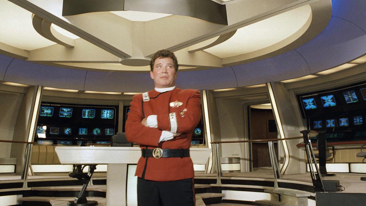 William Shatner dressed as Capt. James T. Kirk