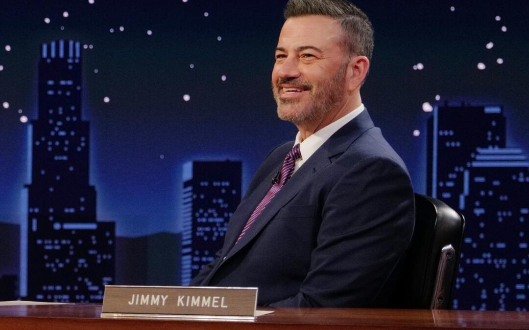 Jimmy Kimmel defends free speech as he returns to TV