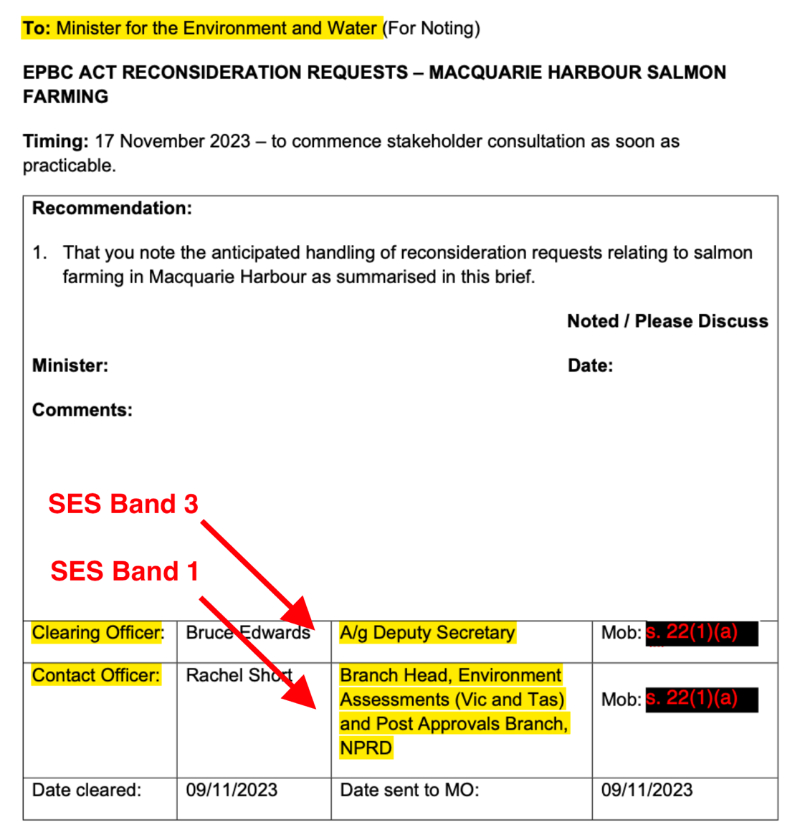 FOI process example
