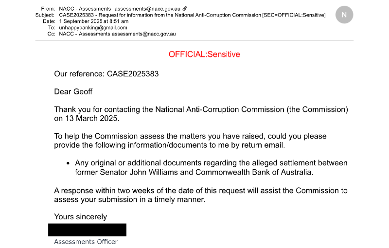NACC Request