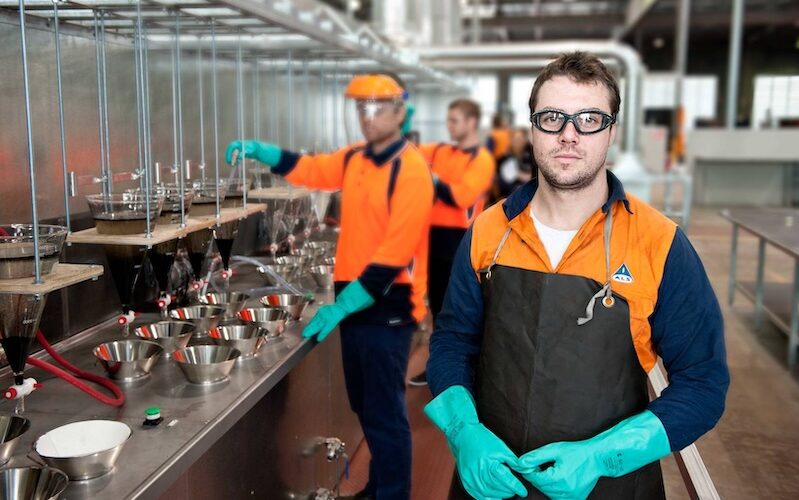 ALS coal borecore laboratory. Image: ALS