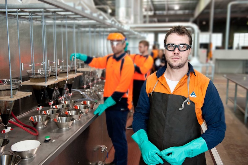 ALS coal borecore laboratory. Image: ALS