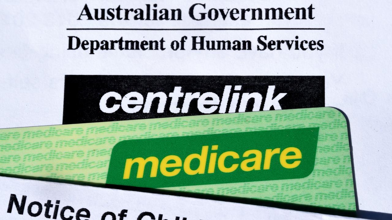 Centerlink and Medicare branding