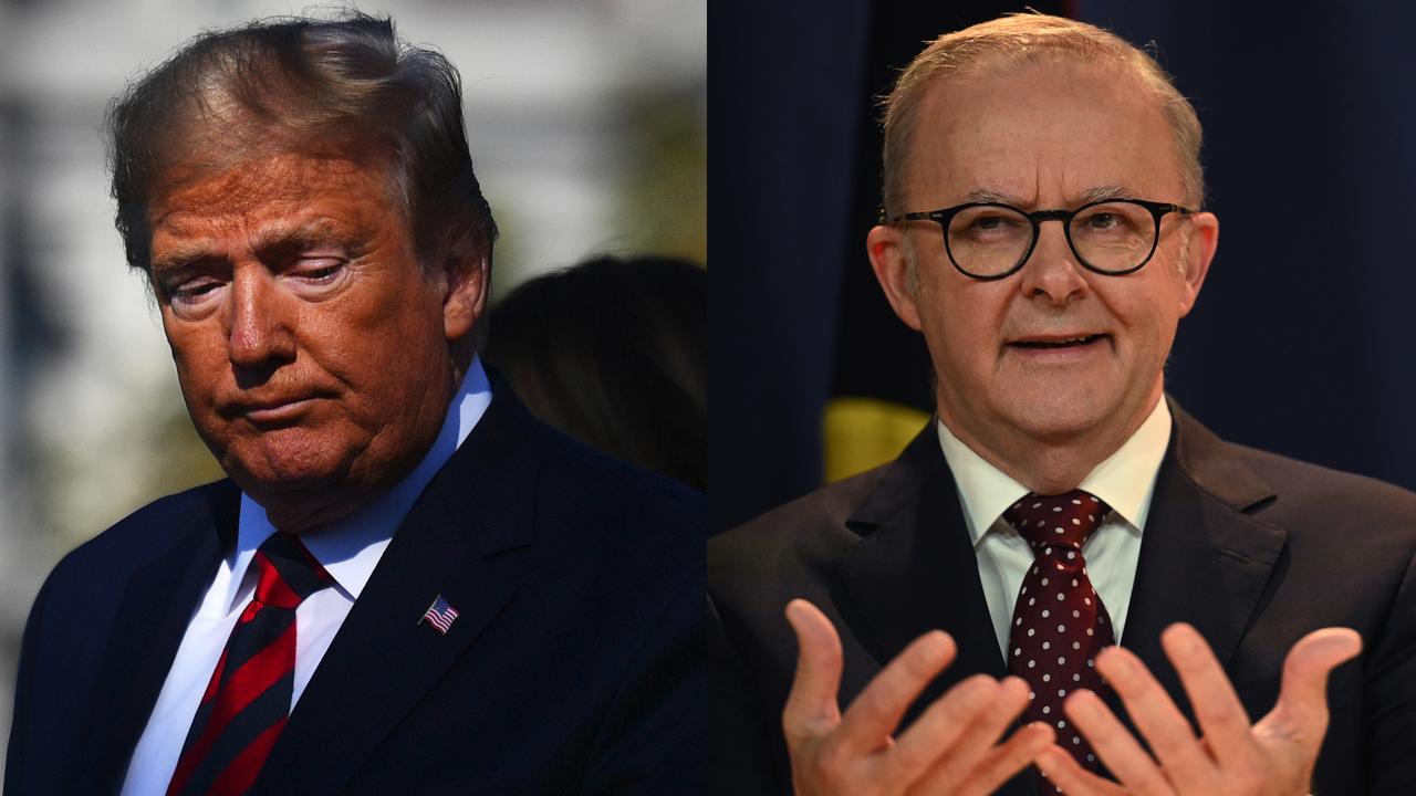Donald Trump and Anthony Albanese
