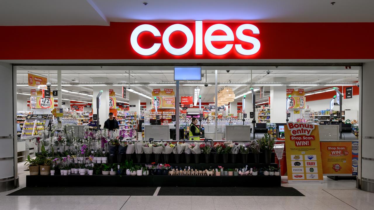 A general view of Coles at Carlingford Court in Sydney