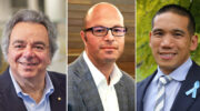 L to R: Ron Grunstein, Jeremy Goldin, Pat Garcia