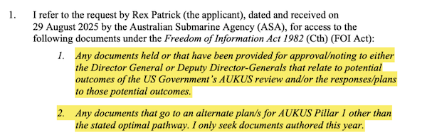 FOI Asking about a Plan B