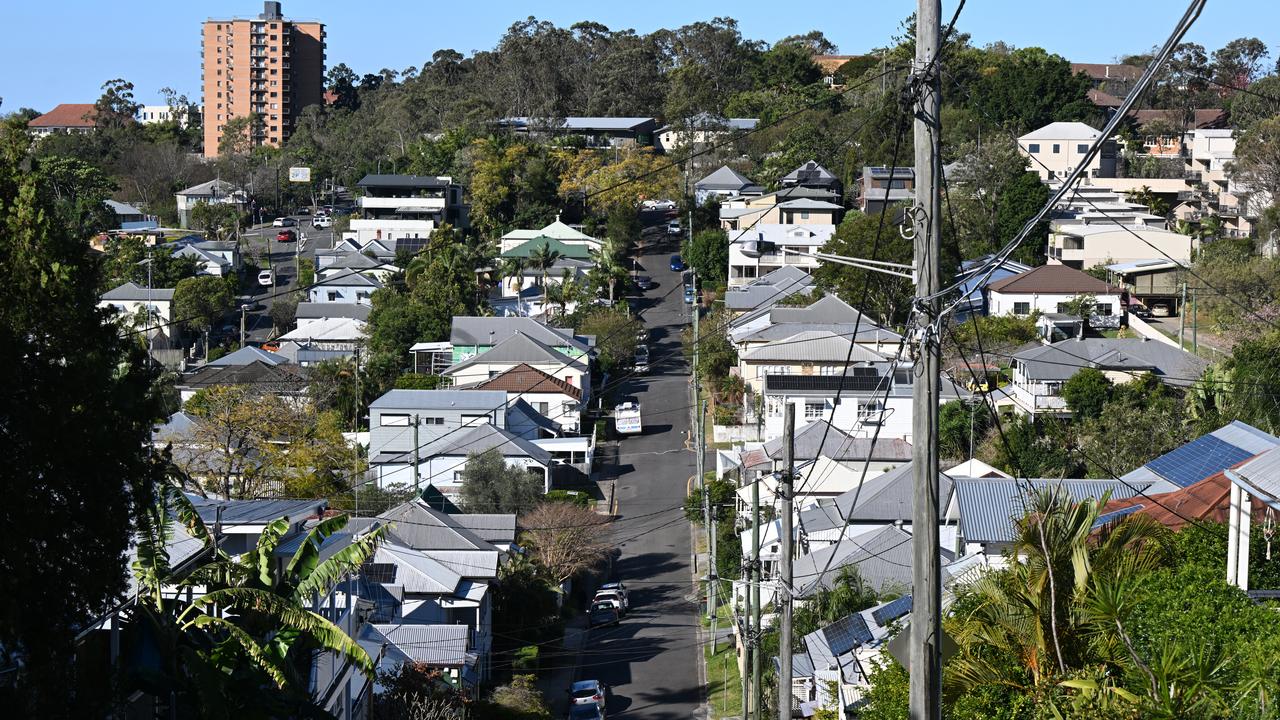 Homes in suburban Brisbane (file image)