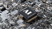 AI. 3D render of AI and GPU processors. Igor Omilaev: Unsplash