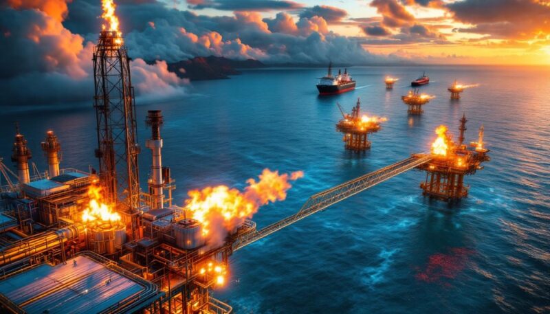 Woodside oil platforms