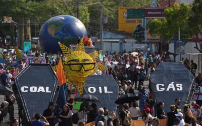 Climate protesters march on UN climate talks