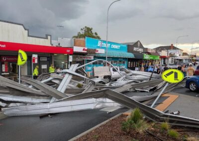 Man dies under falling tree as storms take their toll