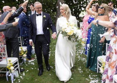 Albanese ties the knot in intimate Canberra wedding