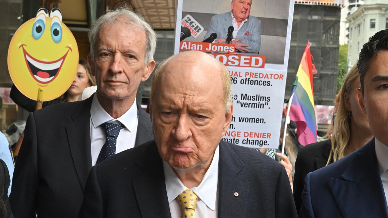 Former radio broadcaster Alan Jones (file image)