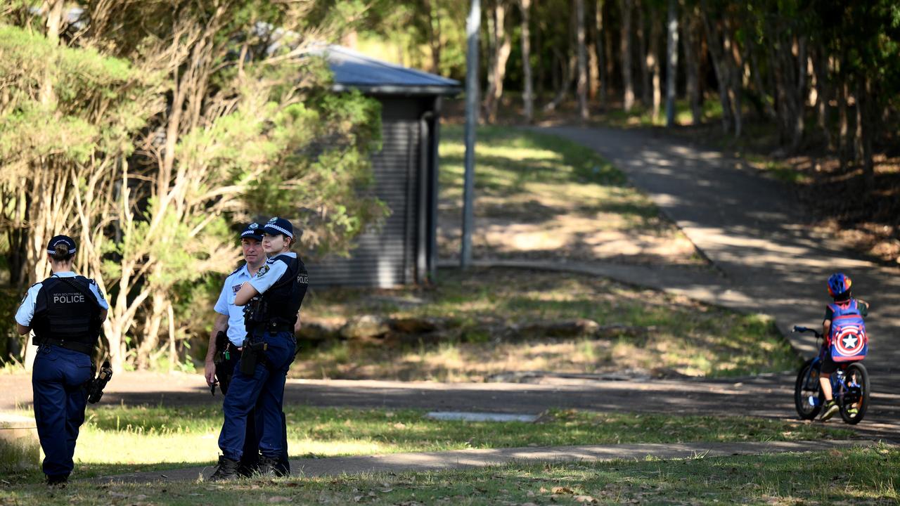 Police attend the scene where a 17 year old was fatally stabbed