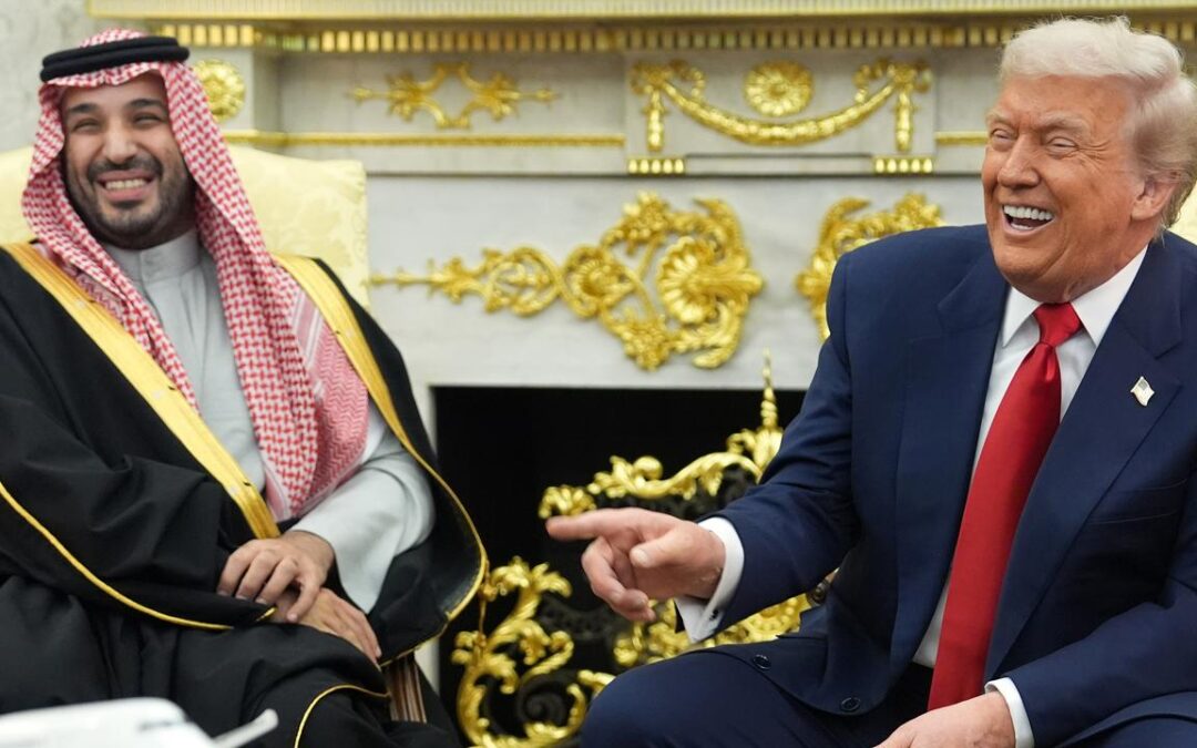 Trump hosts Saudi crown prince for deal-making visit