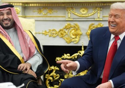 Trump hosts Saudi crown prince for deal-making visit