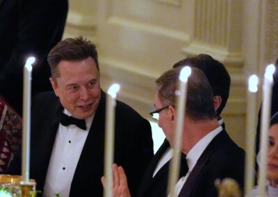 Elon Musk back in the fold at Saudi crown prince dinner