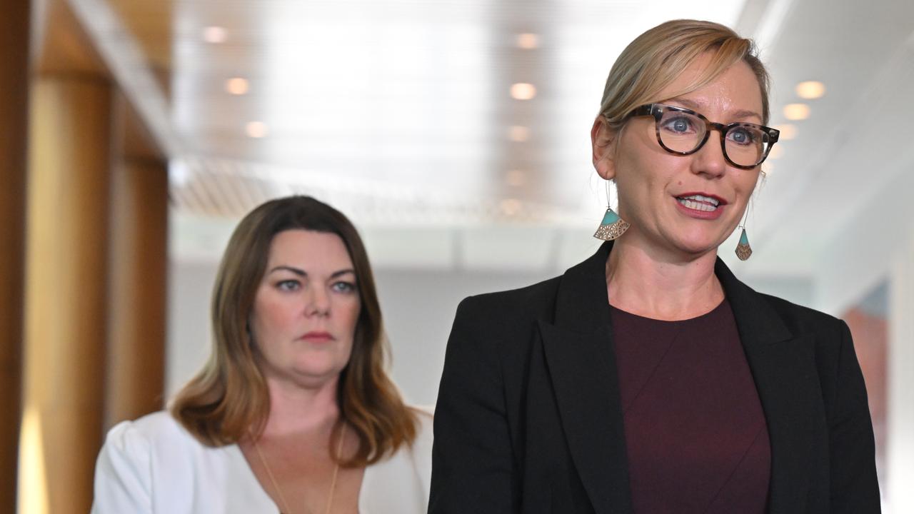 Sarah Hanson-Young and Larissa Waters