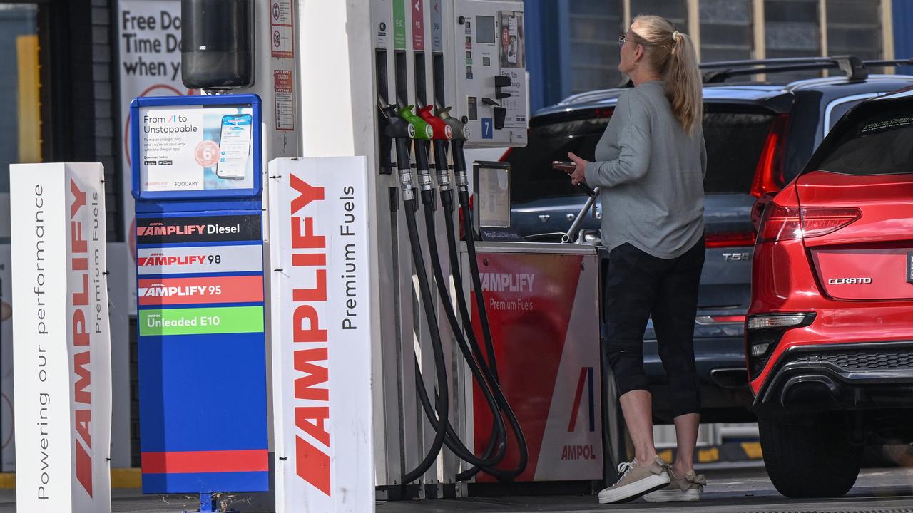 A file photo of a petrol station