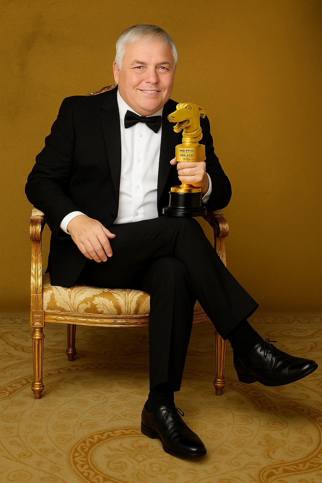 Rex Patrick with his Gold Walkey