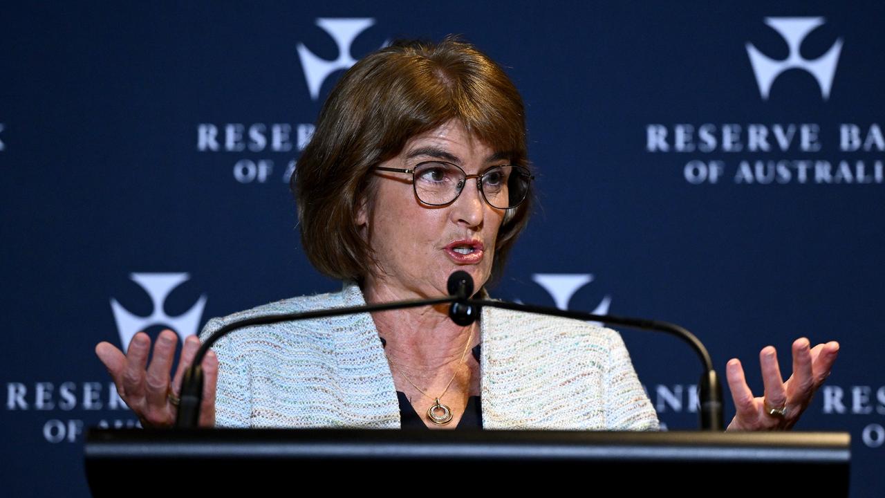 RBA governor Michele Bullock