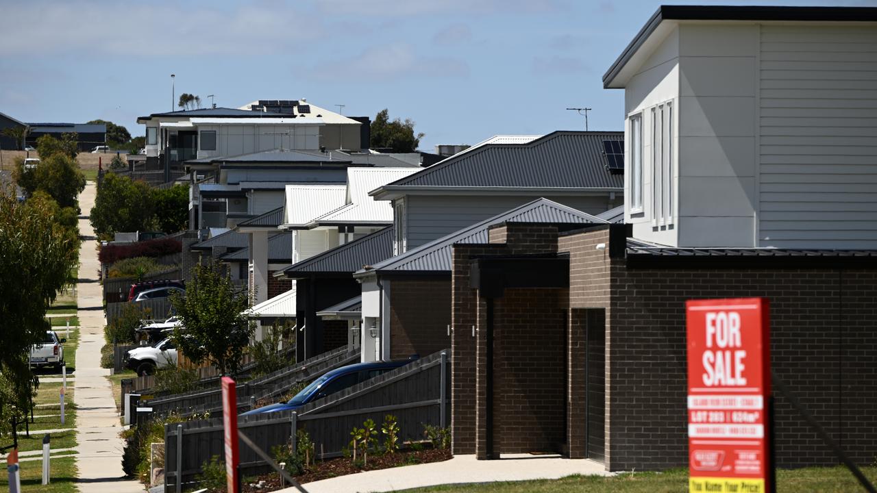 New houses and land for sale (file image)