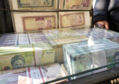 Iran’s currency at new low as sanctions squeeze economy
