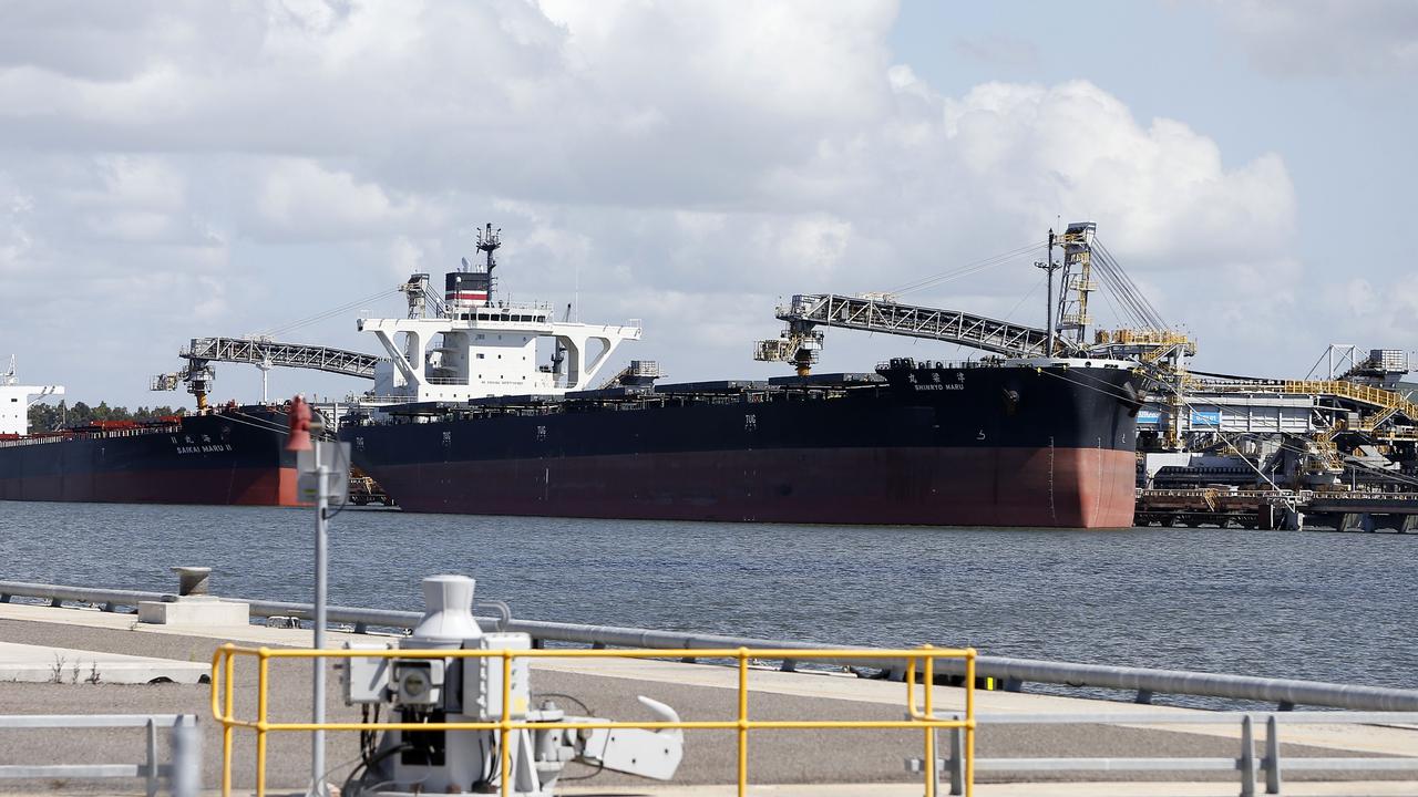 Kooragang coal loader in the Port of Newcastle, NSW
