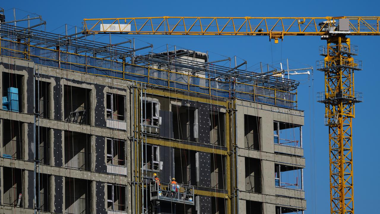 Residential building under construction in Beijing, China