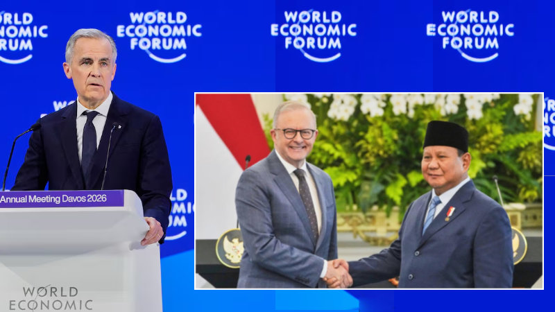 Carney, Albanese, Prabowo