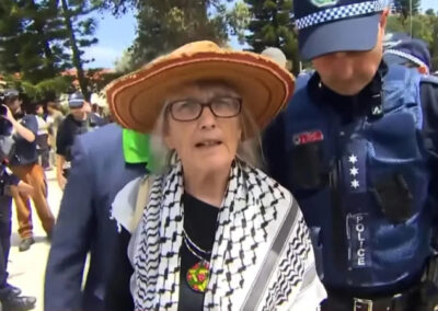 Gun vs Keffiyeh. One kills, the other gets you death threats