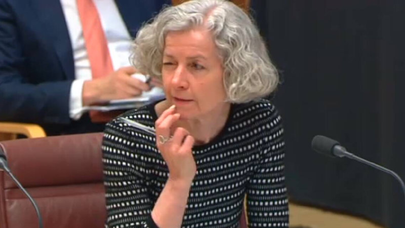 Stephanie Foster blinking