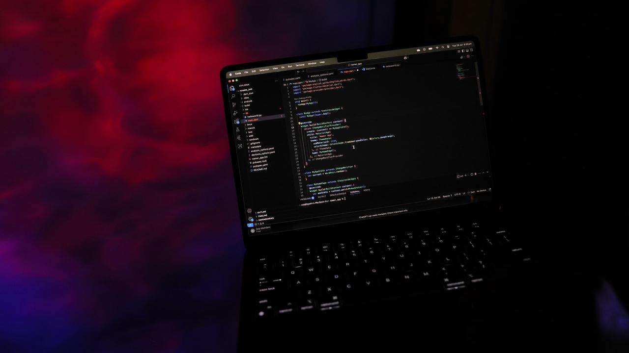 An image of code displayed on a computer screen