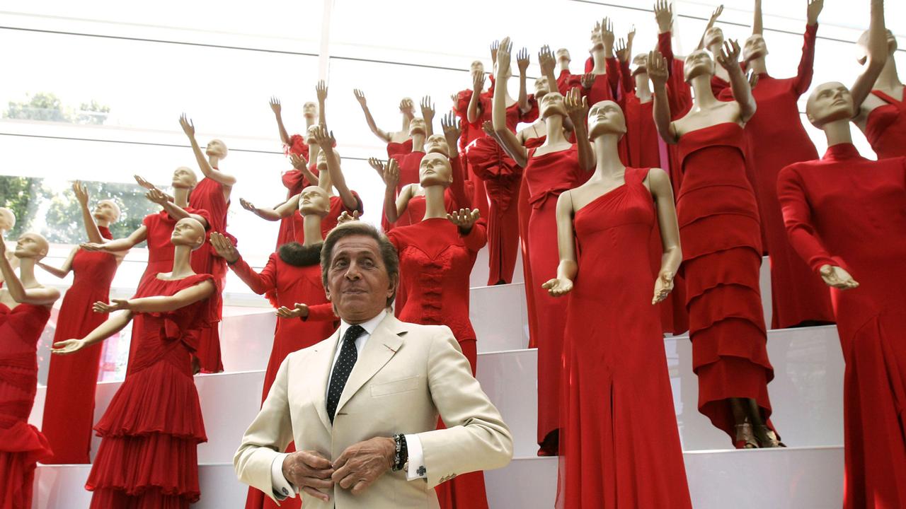 Italian fashion designer Valentino Garavani