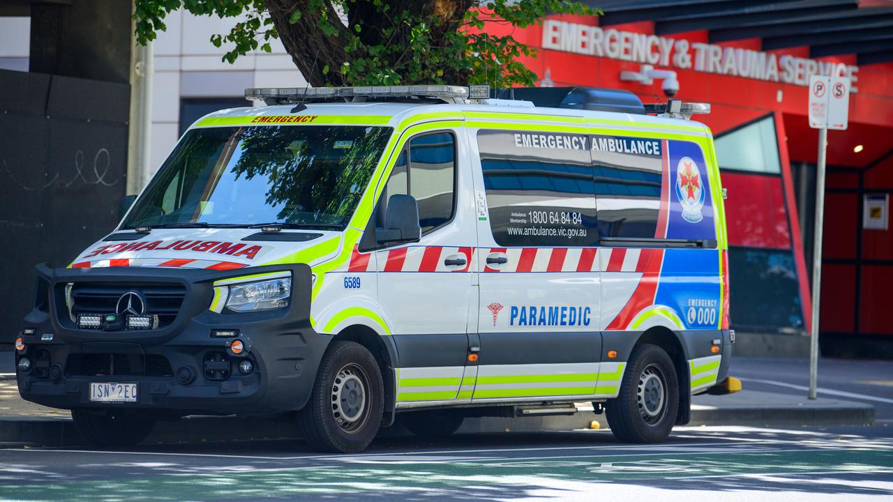 An ambulance in Melbourne (file image)