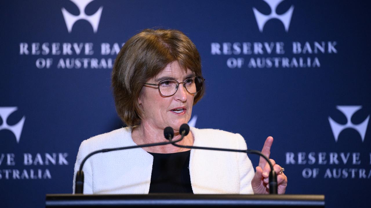 RBA governor Michele Bullock