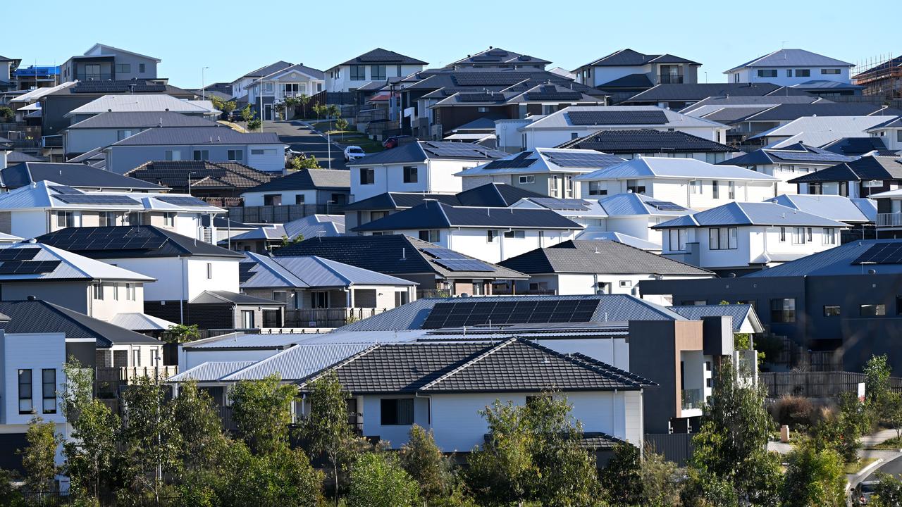 Homes in a housing estate (file image)