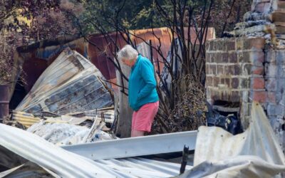 Fire ban remains as residents confront carnage