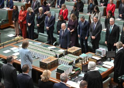 ‘Cruelly stolen’ Bondi victims honoured in parliament