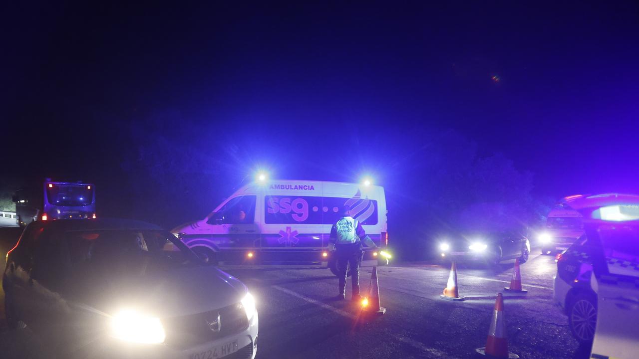 Train derailment in Spain
