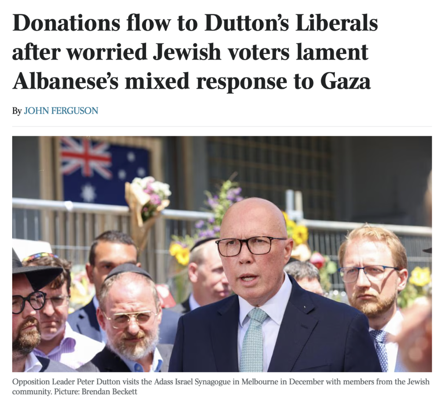 Source: The Australian 15 March 2025