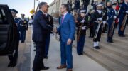 Defence Minister Richard Marles meets US Secretary for War Pete Hegseth. Image: Richard Marles, Facebook