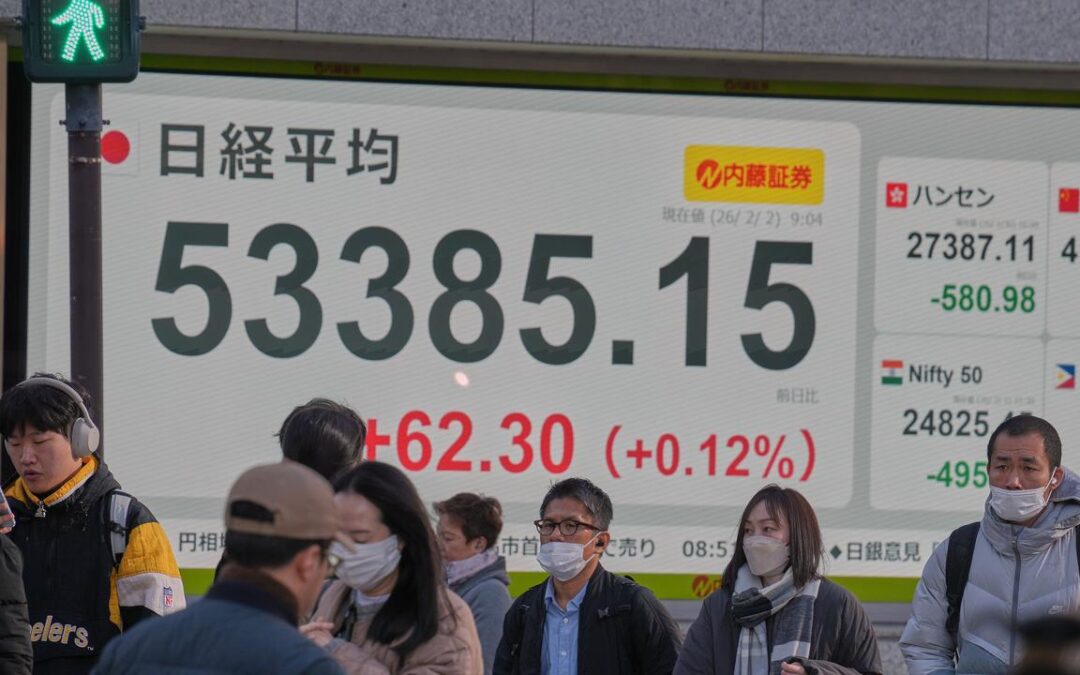 Stocks tumble as AI rout deepens, silver hammered